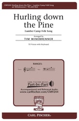 Hurling Down the Pine TB choral sheet music cover